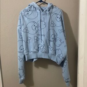 Blue Graphic Hoodie
